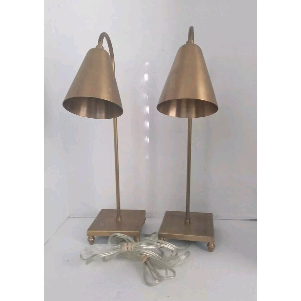 Modern Gold Desk Lamps Set of 2, Bedside Table‎ Lamps, Home Decor Lighting